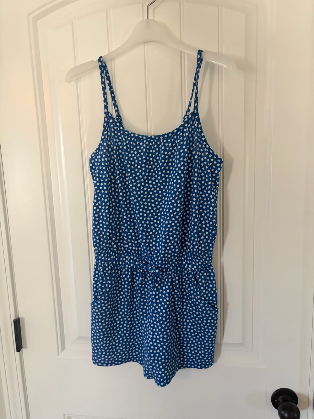 Cat & Jack Royal Blue Spotted Girls' Romper